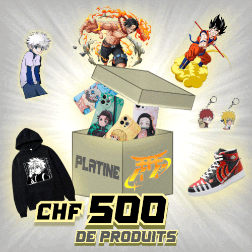 Mystery Box PLATINE - Figurine Manga Suisse