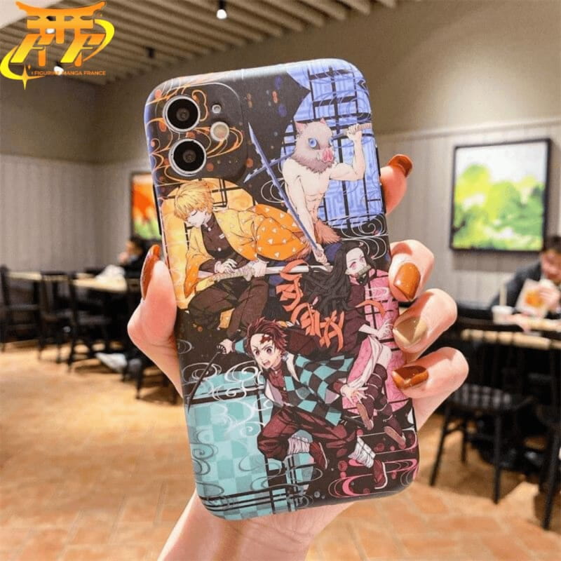 Coque Iphone Tanjiro, Nezkuo, Inosuke et Zenitsu - Demon Slayer ™ - Figurine Manga France : N°1 des ventes de figurine en ligne