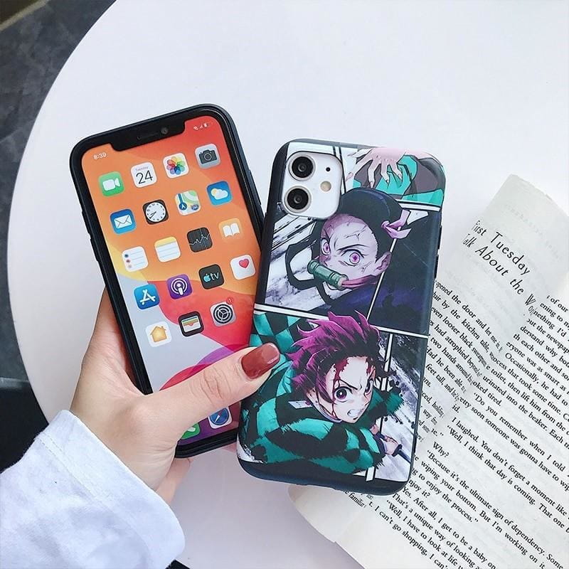 Coque Iphone Tanjiro & Nezuko - Demon Slayer™ - Figurine Manga France : N°1 des ventes de figurine en ligne