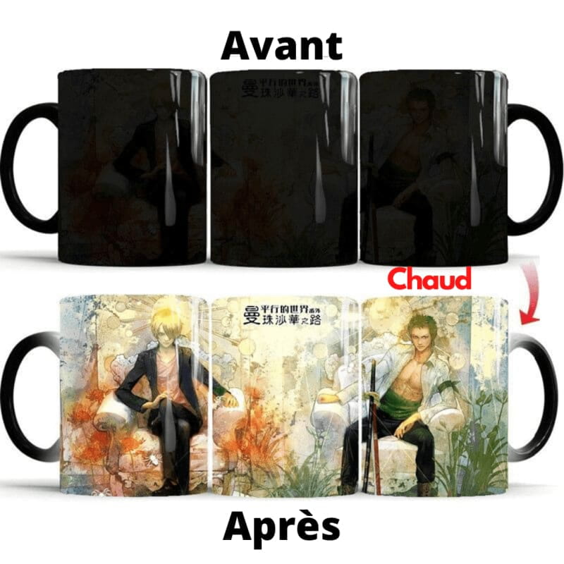 Mug Magique Sanji & Zoro - One Piece