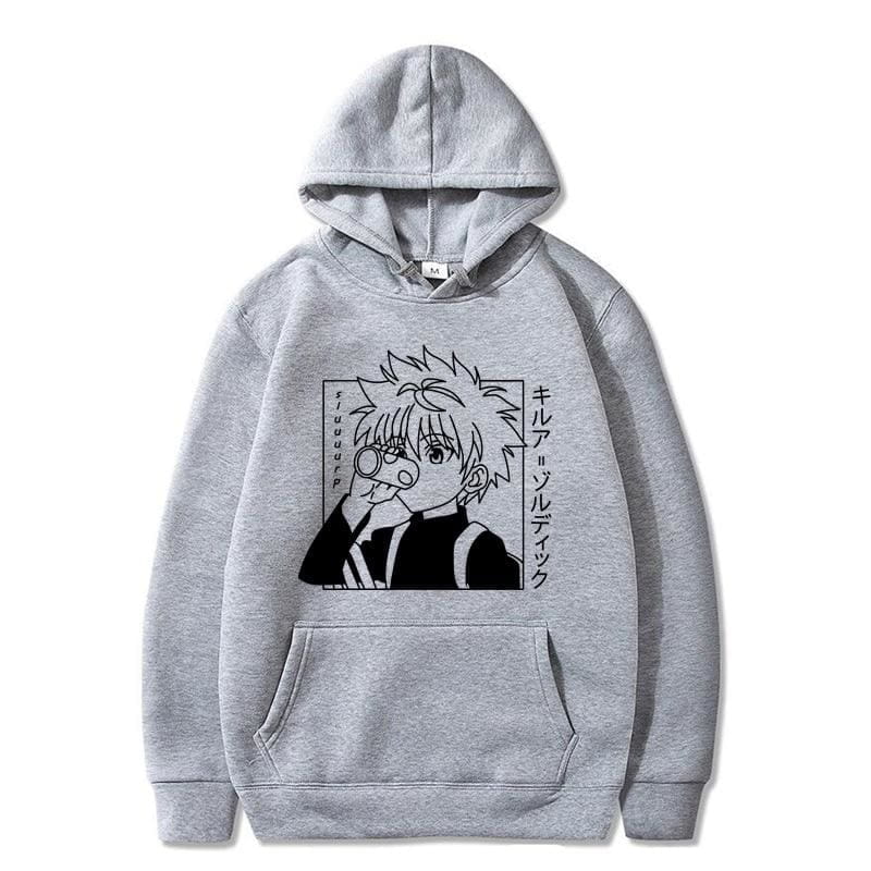 Pull Kirua - Hunter x Hunter™ 0 Figurine Manga France : N°1 des ventes de figurine en ligne Gris XXL