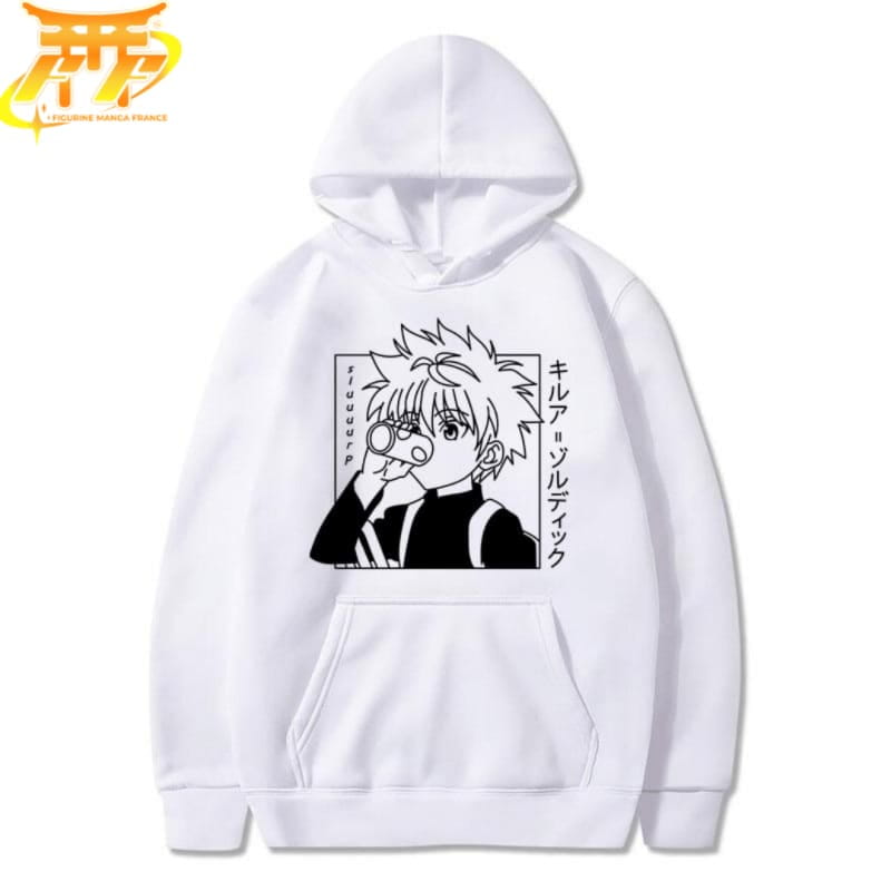 Pull Kirua - Hunter x Hunter™ 0 Figurine Manga France : N°1 des ventes de figurine en ligne Blanc XXL