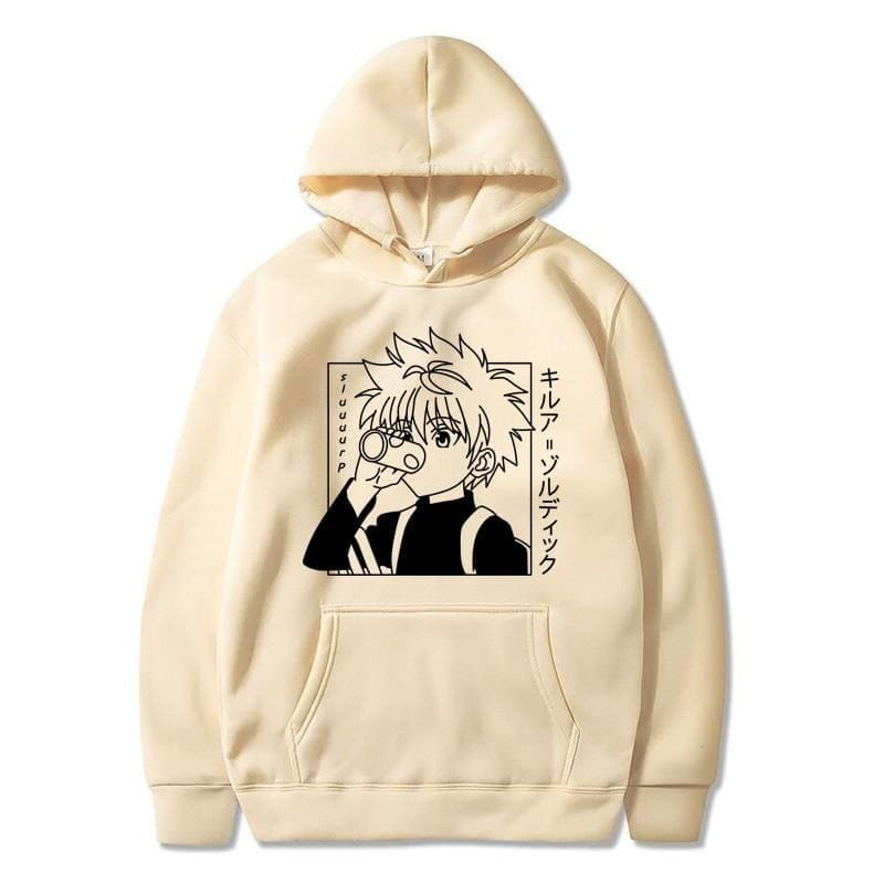 Pull Kirua - Hunter x Hunter™ 0 Figurine Manga France : N°1 des ventes de figurine en ligne Beige XXL