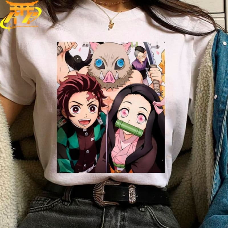 T-Shirt Tanjiro & Co - Demon Slayer™ - Figurine Manga France