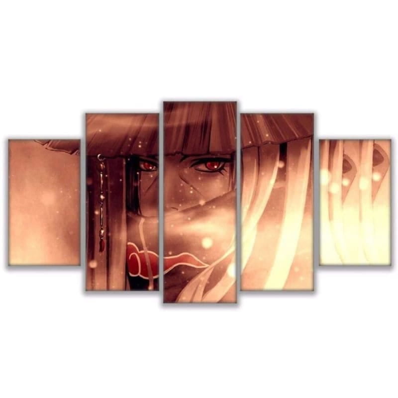 tableau-naruto-akatsuki-itachi-uchiwa-salon-décoration-cadre
