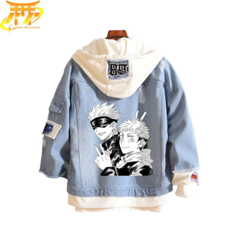 Veste en jean Gojo X Yuji - Jujutsu Kaisen™ - Figurine Manga France