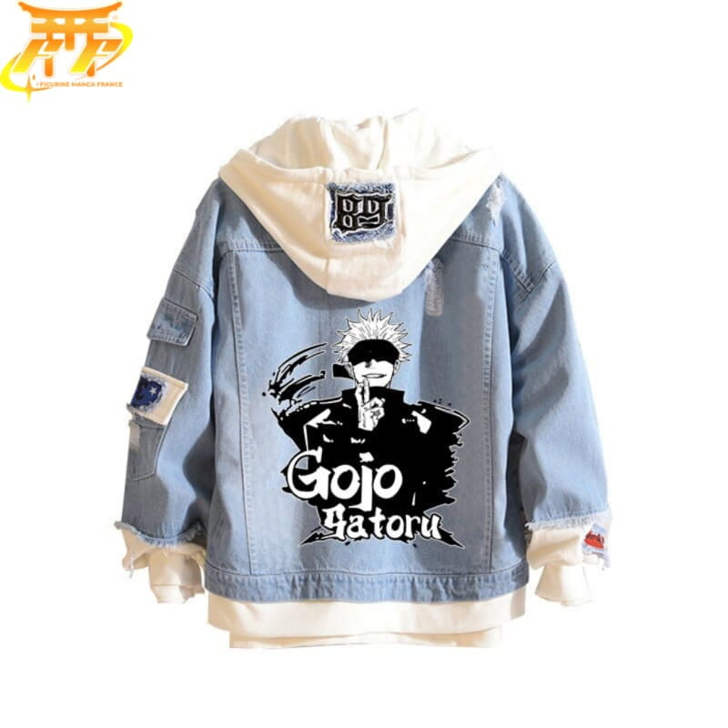 Veste en jean Satoru Gojo - Jujutsu Kaisen™ - Figurine Manga France