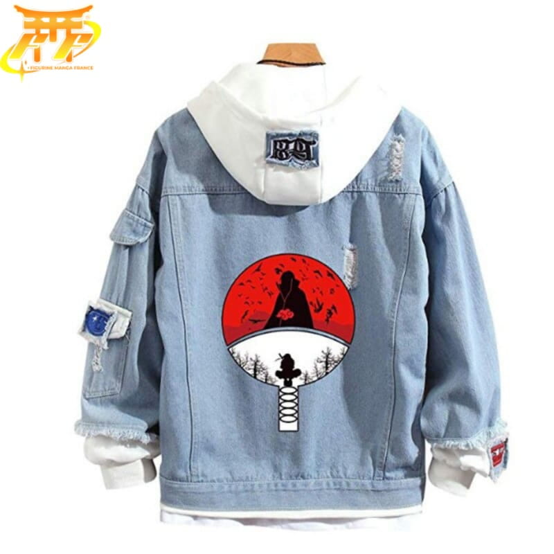 Veste en jean Uchiwa - Naruto™ - Figurine Manga France