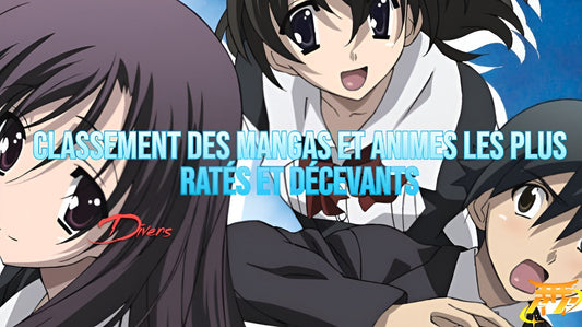 Classement des mangas et animes les plus ratés et décevants