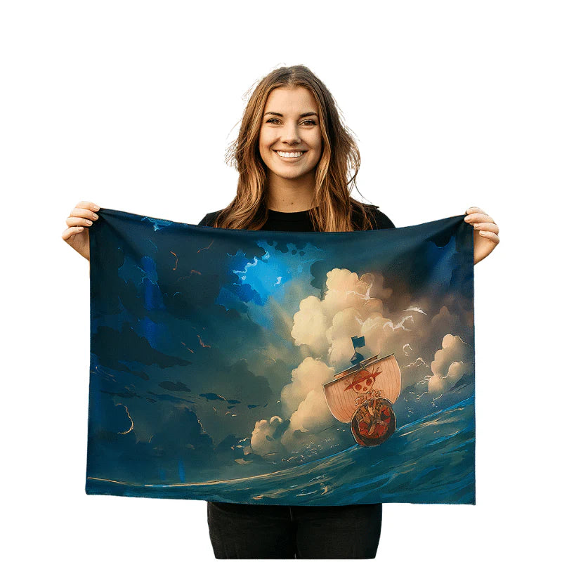 Drapeau Thousand Sunny "En Mer" – One Piece™