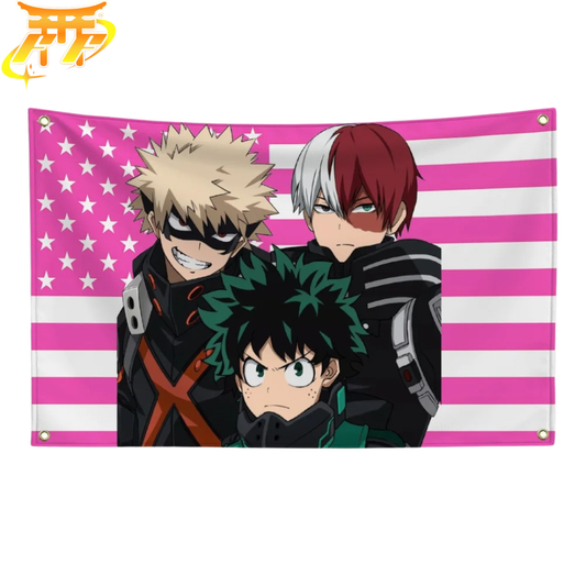 Drapeau "Trio De Héros" – My Hero Academia™