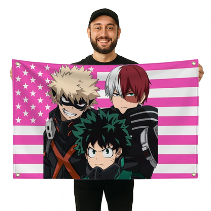 Drapeau "Trio De Héros" – My Hero Academia™