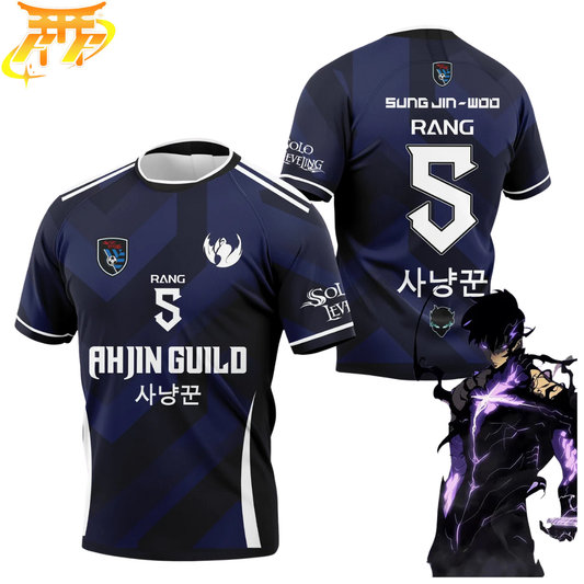 Maillot De Foot Sung Jin-Woo "Guilde Ahjin" – Solo Leveling™