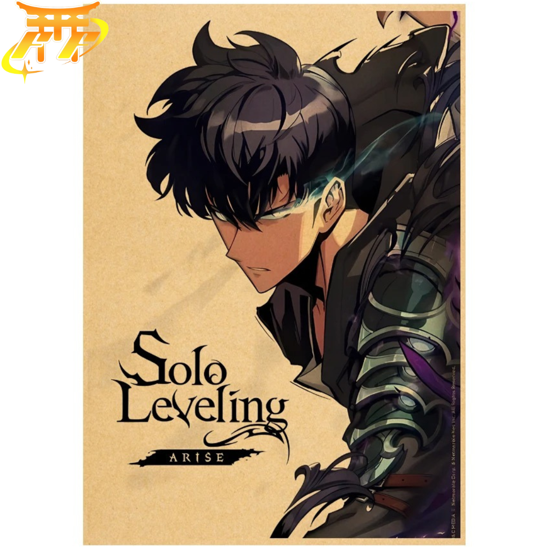 Poster Sung Jinwoo "Arise" – Solo Leveling™