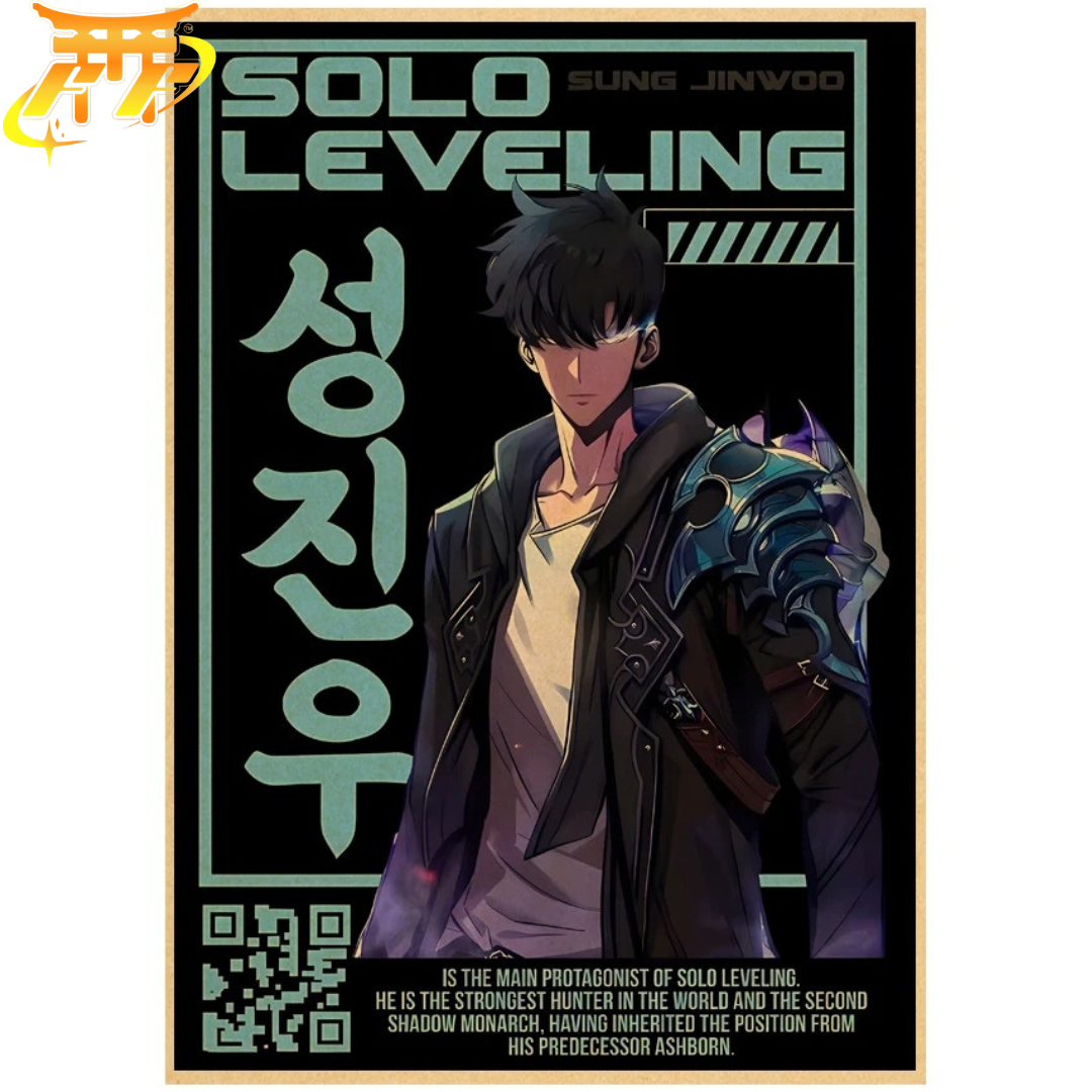 Poster Sung Jinwoo "Chasseur Ultime" – Solo Leveling™