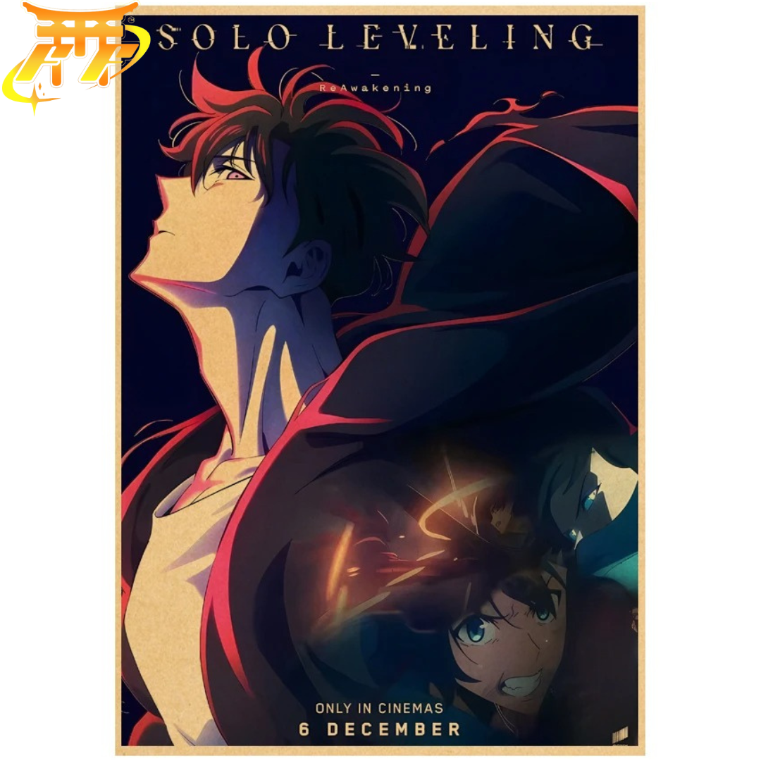 Poster Sung Jinwoo "Réveil Du Héros" – Solo Leveling™