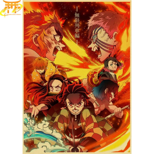 Poster Arc du Train de l'infini "2nd partie" - Demon Slayer™