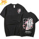 T-Shirt Noir Bataillon d'Exploration - Attaque des Titans™